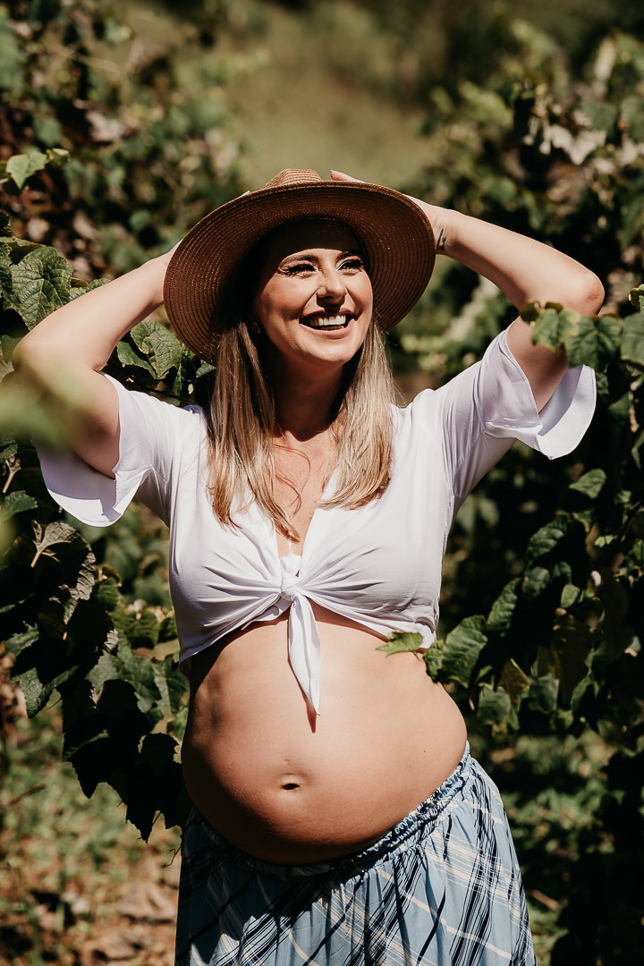 ensaio gestante vinícola chão de pedra valinhos sp