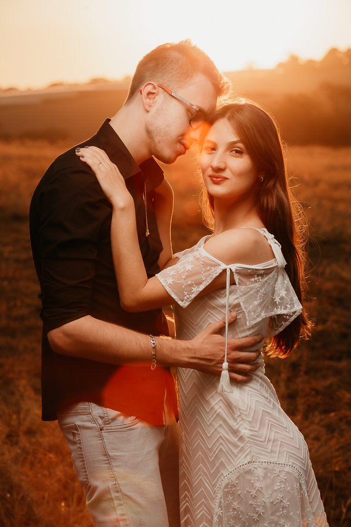 pré wedding em holambra por do sol