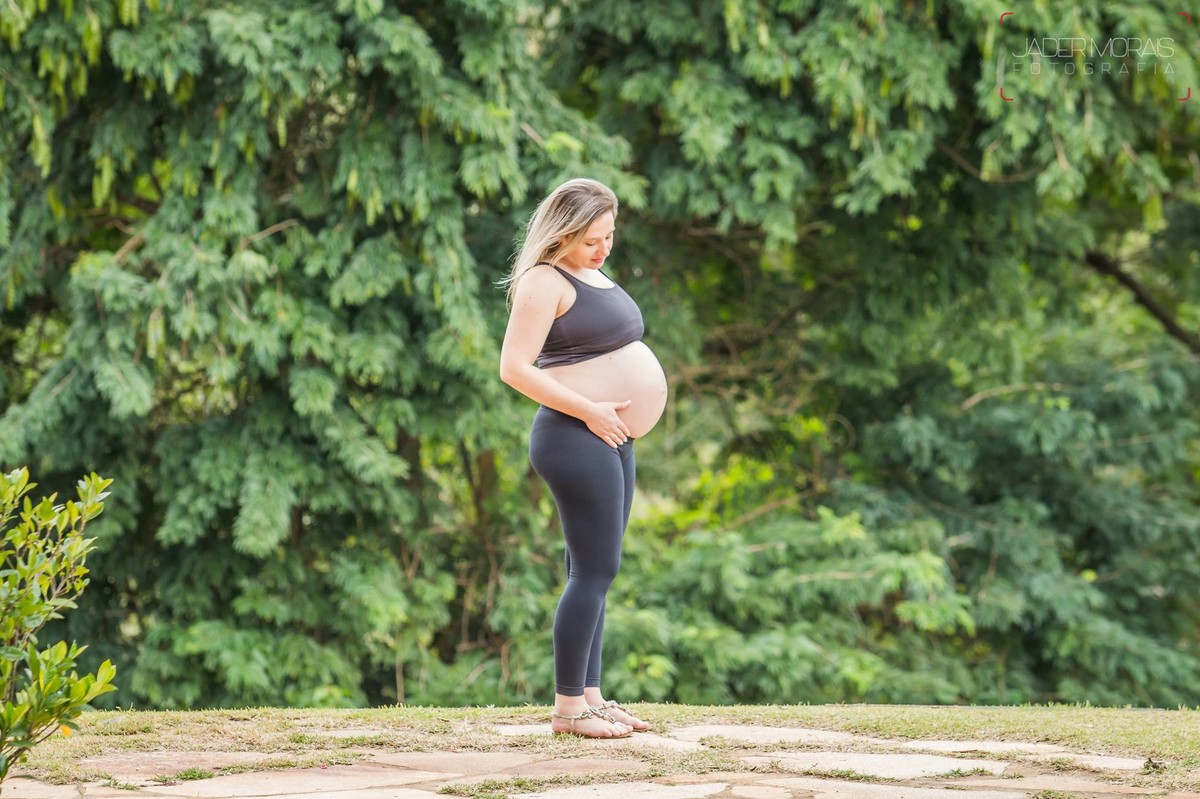 Fotografia de Gestante Swiss Park