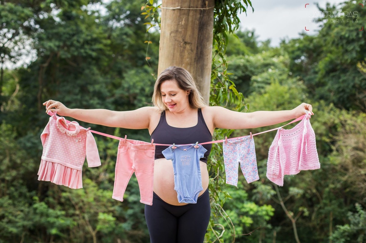 Fotografia de Gestante Swiss Park