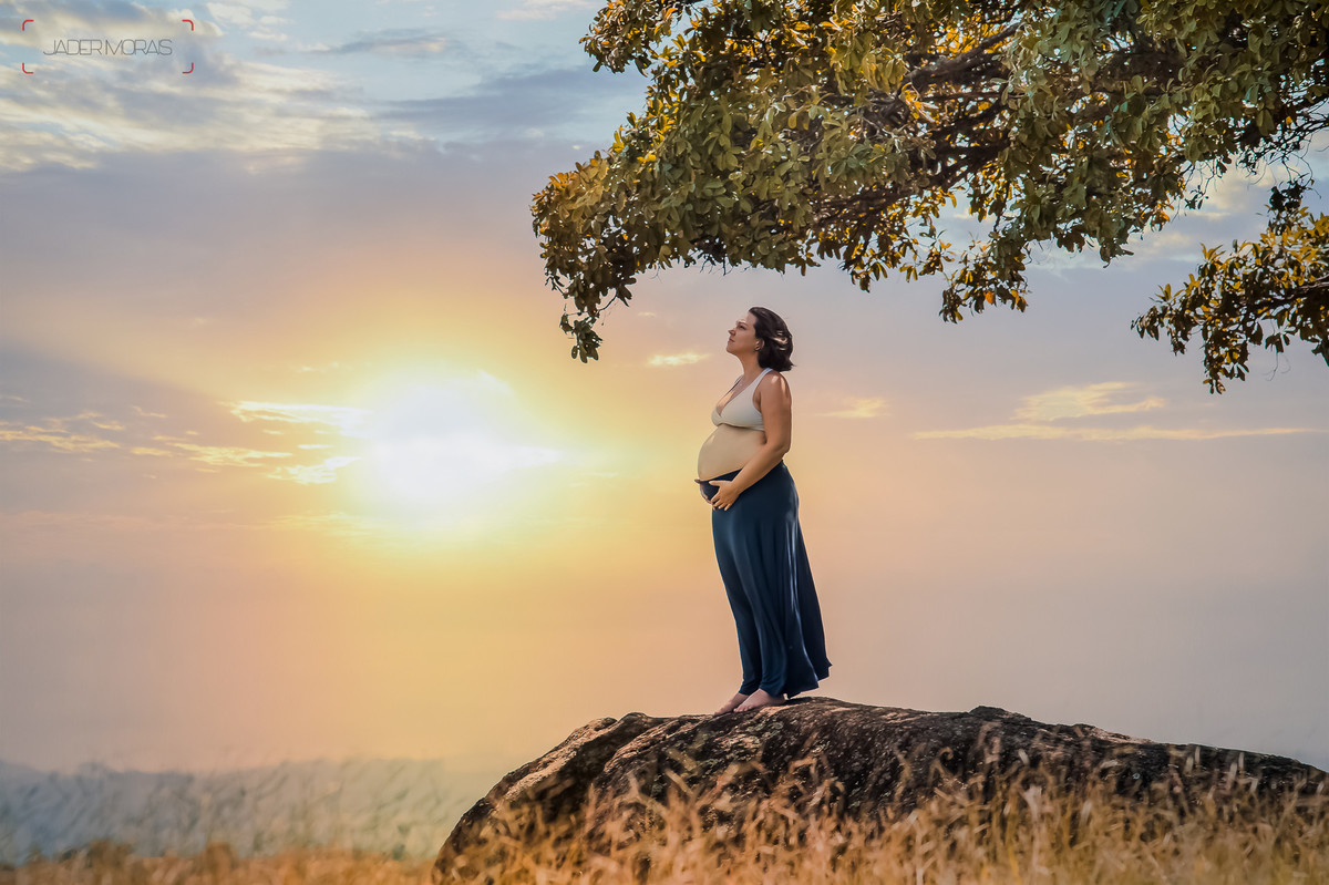 Fotografia de Gestante Alpinas Valinhos SP a espera da Duda