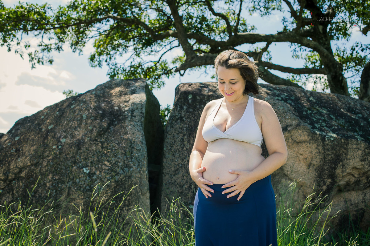 Fotografia de Gestante Alpinas Valinhos SP a espera da Duda