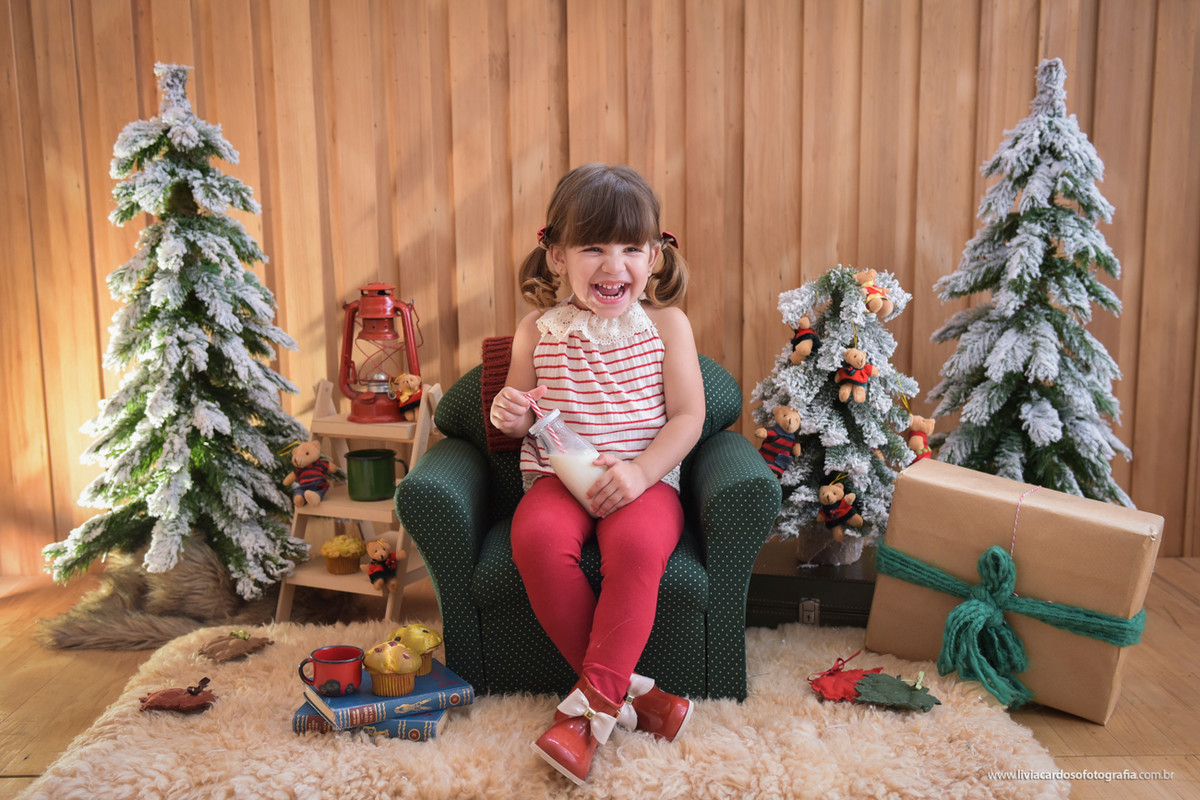 Mini ensaio de natal - Acompanhamento - Fotografado por Livia Cardoso