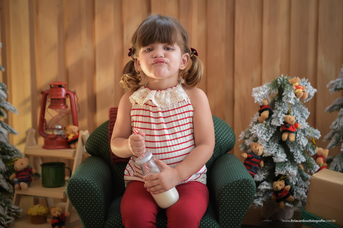 Mini ensaio de natal - Acompanhamento - Fotografado por Livia Cardoso