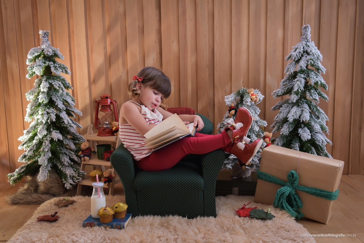 Mini ensaio de natal - Acompanhamento - Fotografado por Livia Cardoso