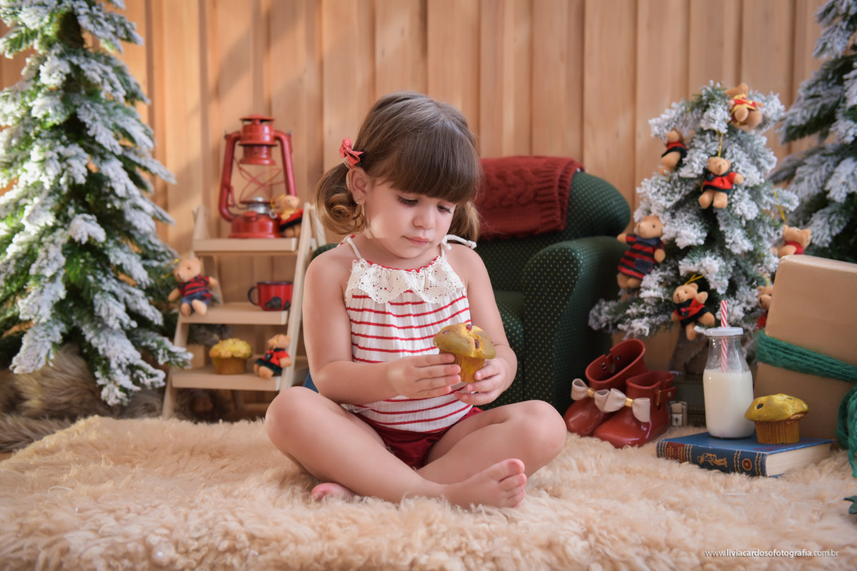 Mini ensaio de natal - Acompanhamento - Fotografado por Livia Cardoso