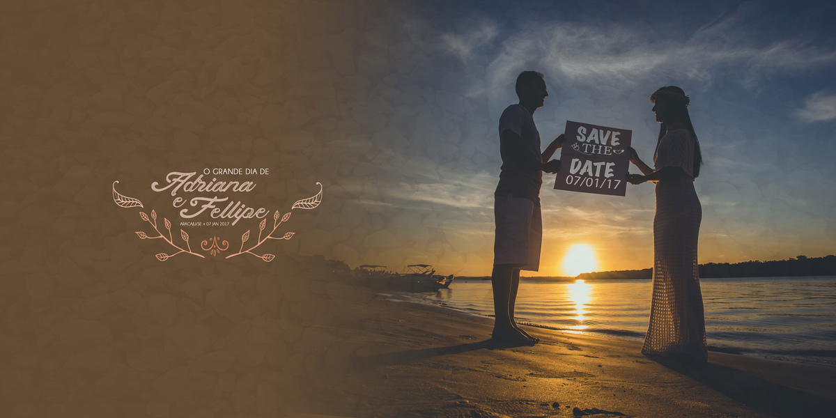 Lâmina de Abertura - Adriana e Felipe