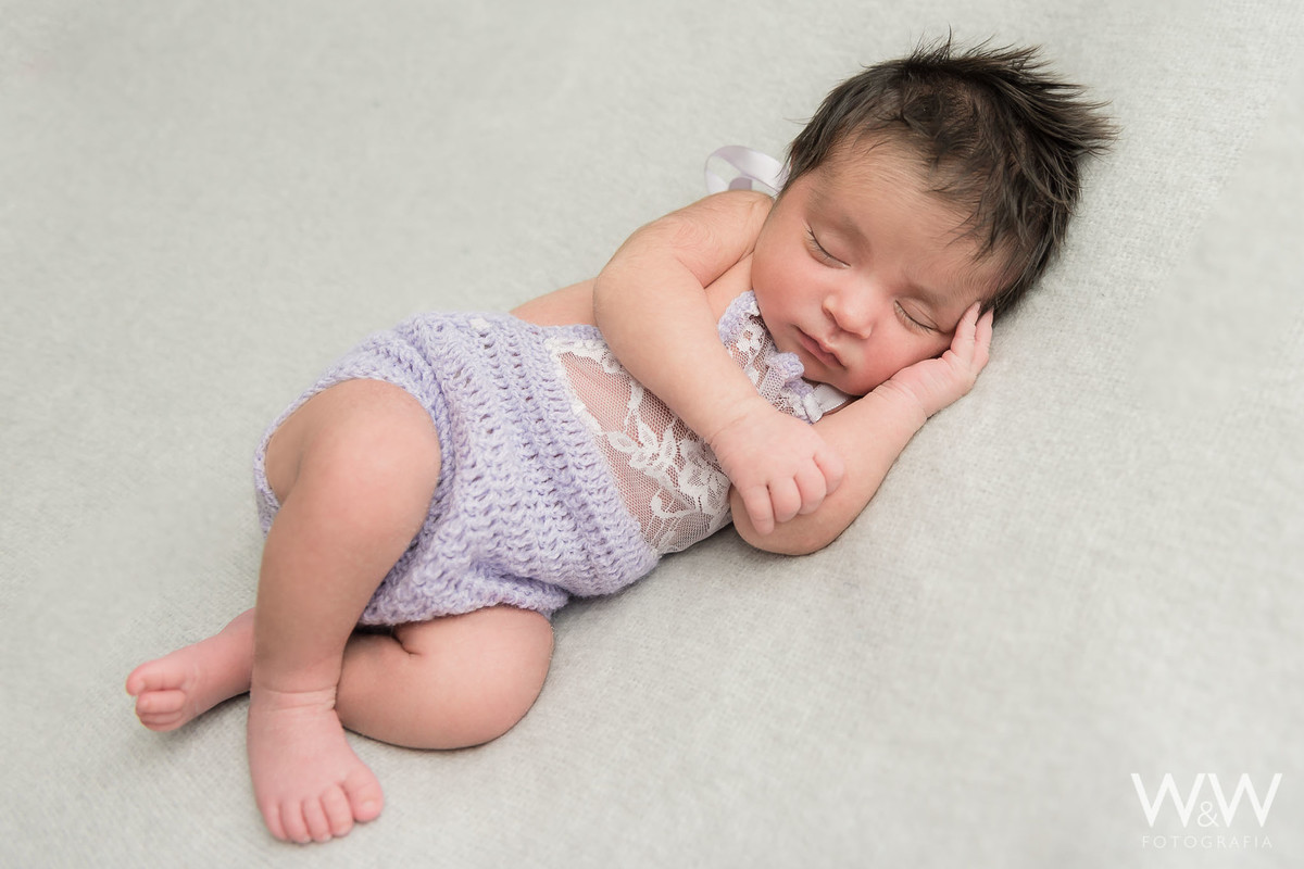 newborn lilás menina são paulo wewfotografia