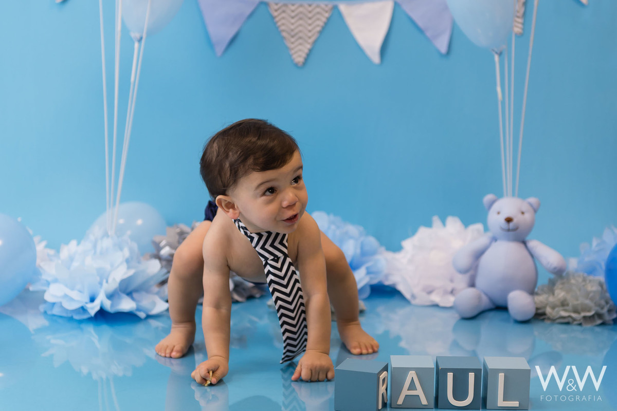 ensaio cake smash wewfotografia est&uacute;dio s&atilde;o paulo azul