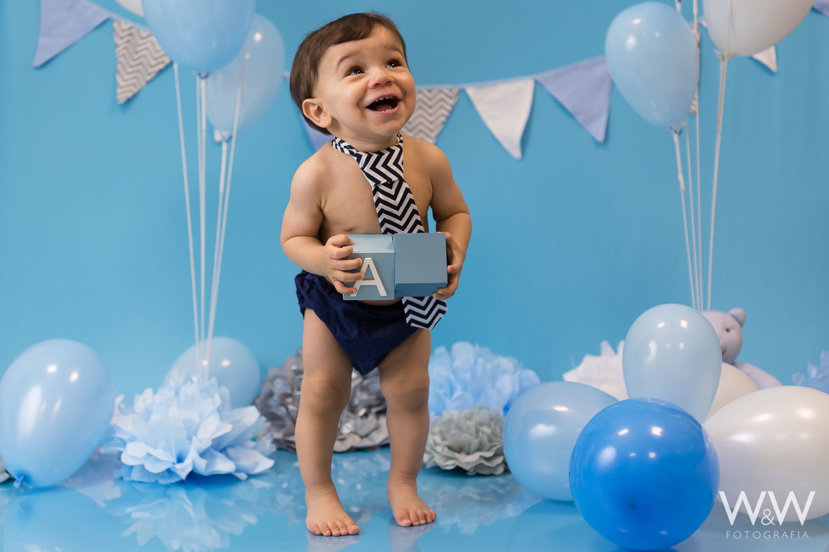 ensaio cake smash wewfotografia est&uacute;dio s&atilde;o paulo azul