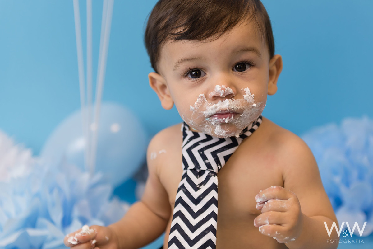 ensaio cake smash wewfotografia est&uacute;dio s&atilde;o paulo azul