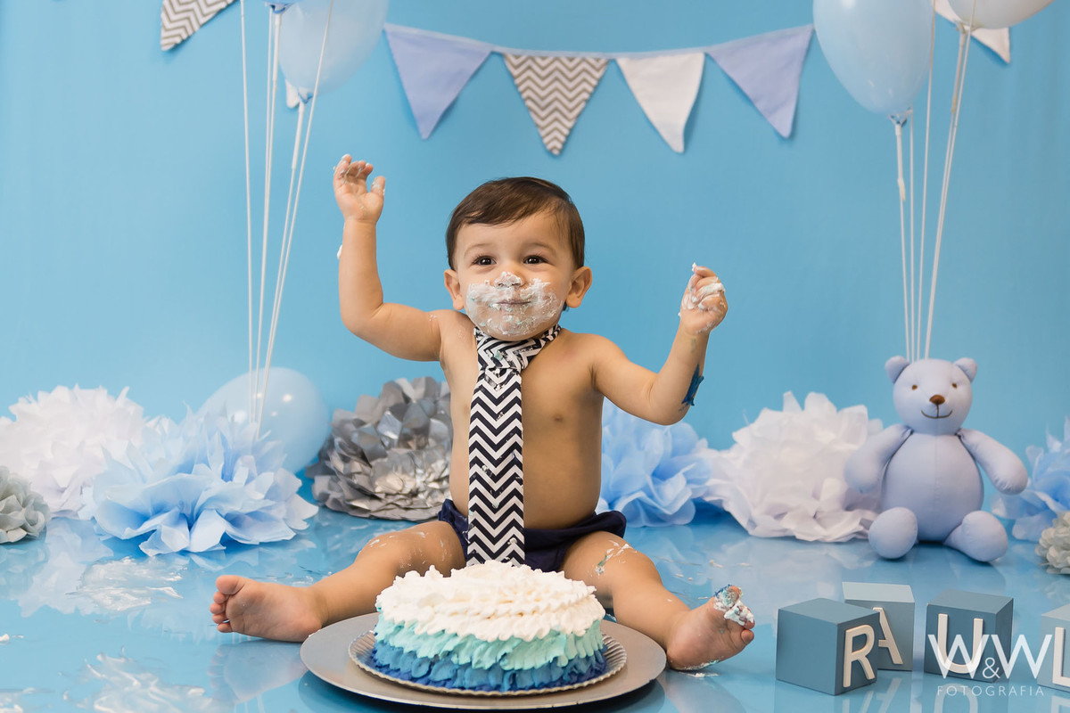 ensaio cake smash wewfotografia est&uacute;dio s&atilde;o paulo azul