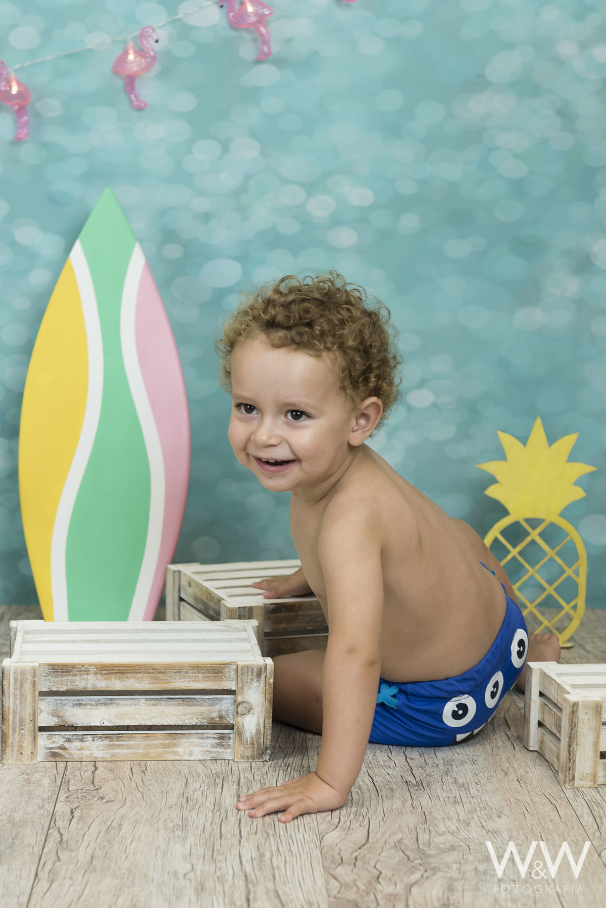 ensaio temático verão estúdio flamingo abacaxi são paulo