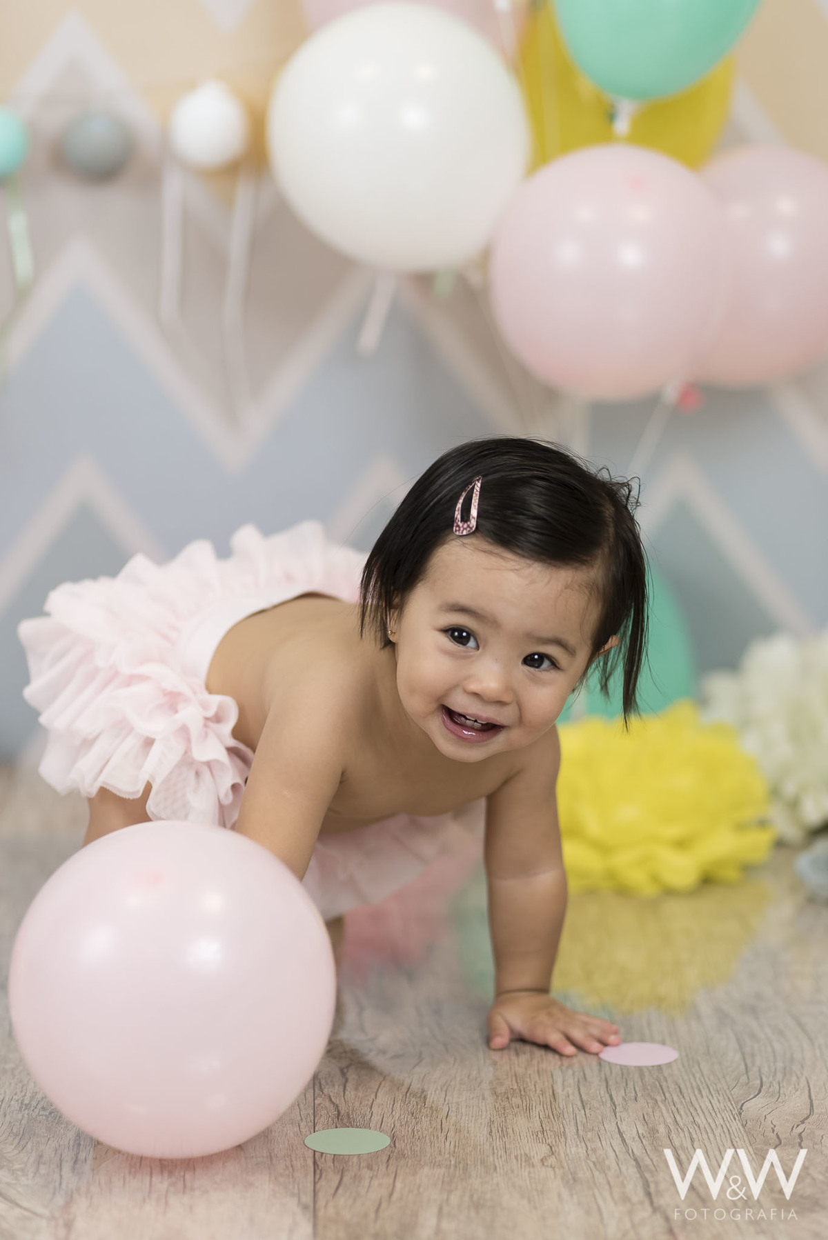 smash the cake menina maya são paulo estúdio ensaio de 1 ano wewfoto