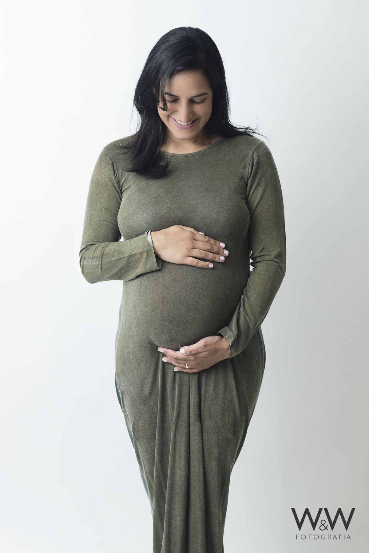ensaio gestante estúdio são paulo wewfotografia clean