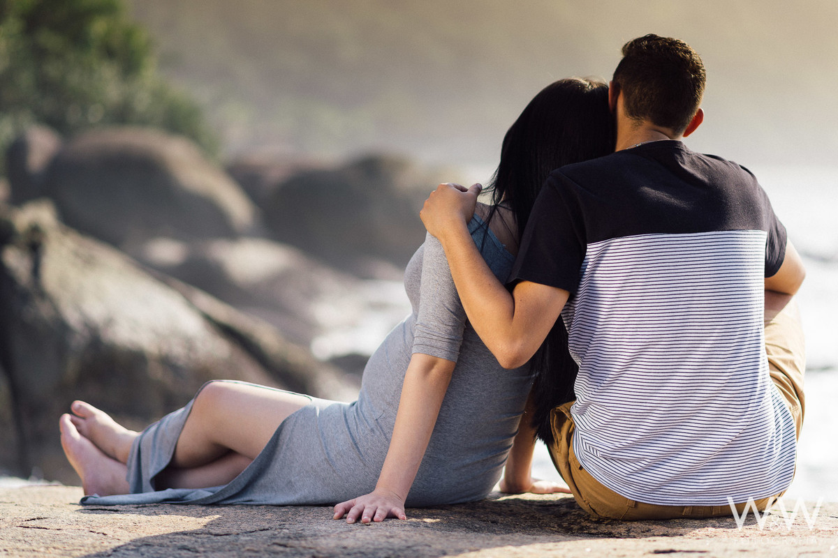 ensaio gestante gestacao casal praia iporanga guaruja sao paulo sp