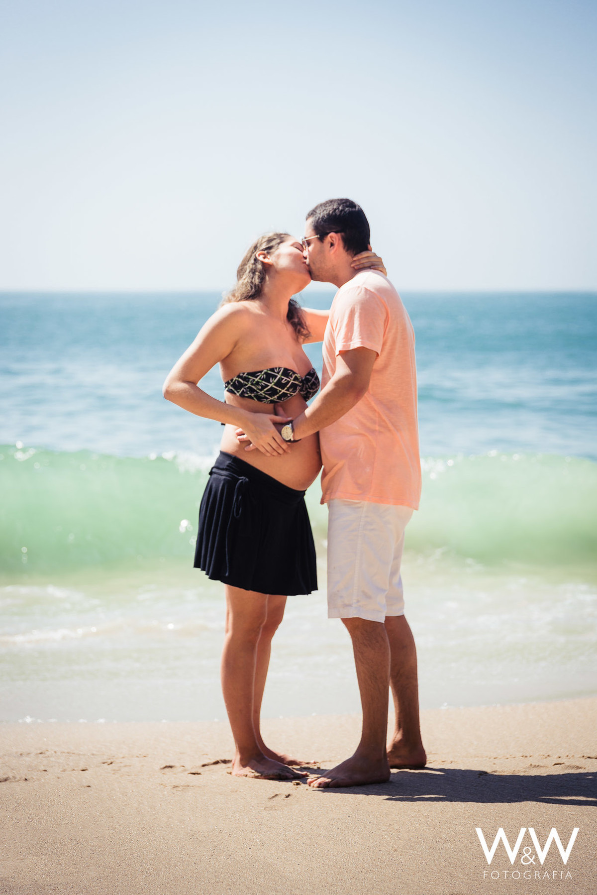 ensaio gestante gestacao casal praia iporanga eden guaruja sao paulo sp