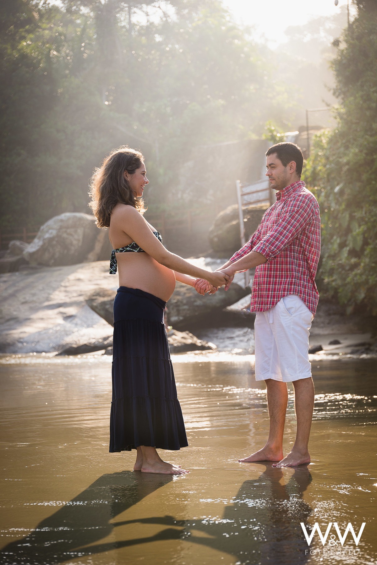 ensaio gestante gestacao casal praia iporanga eden guaruja sao paulo sp