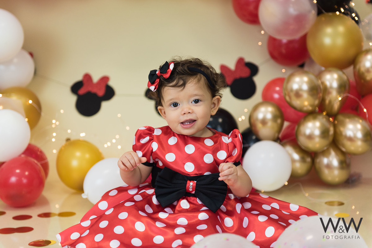 ensaio de 1 ano, ensaio infantil, ensaio em estúdio são paulo ensaio minnie