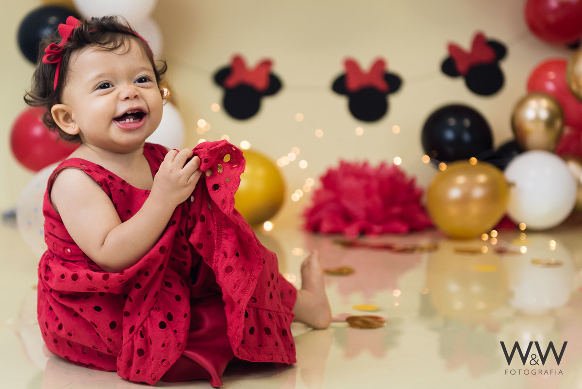 ensaio de 1 ano, ensaio infantil, ensaio em estúdio são paulo ensaio minnie