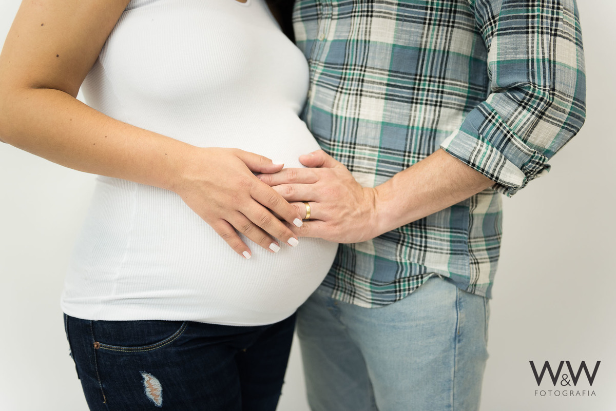 ensaio gestante estúdio são paulo wew fotografia neutro natural