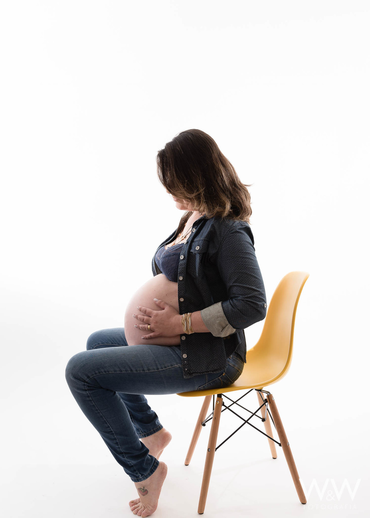 ensaio gestante estúdio campo belo w&w fotografia 