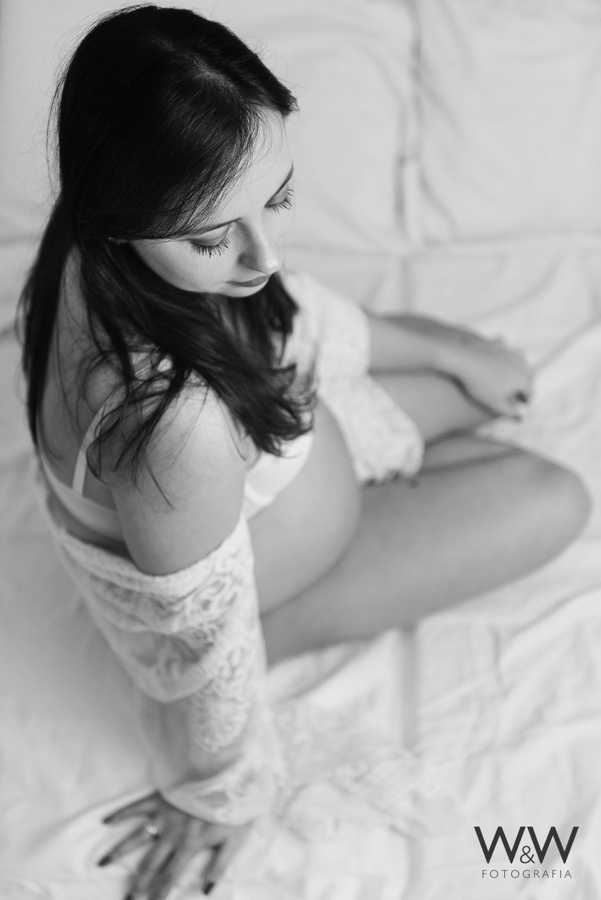 Ensaio gestante em estúdio campo belo são paulo wewfotografia