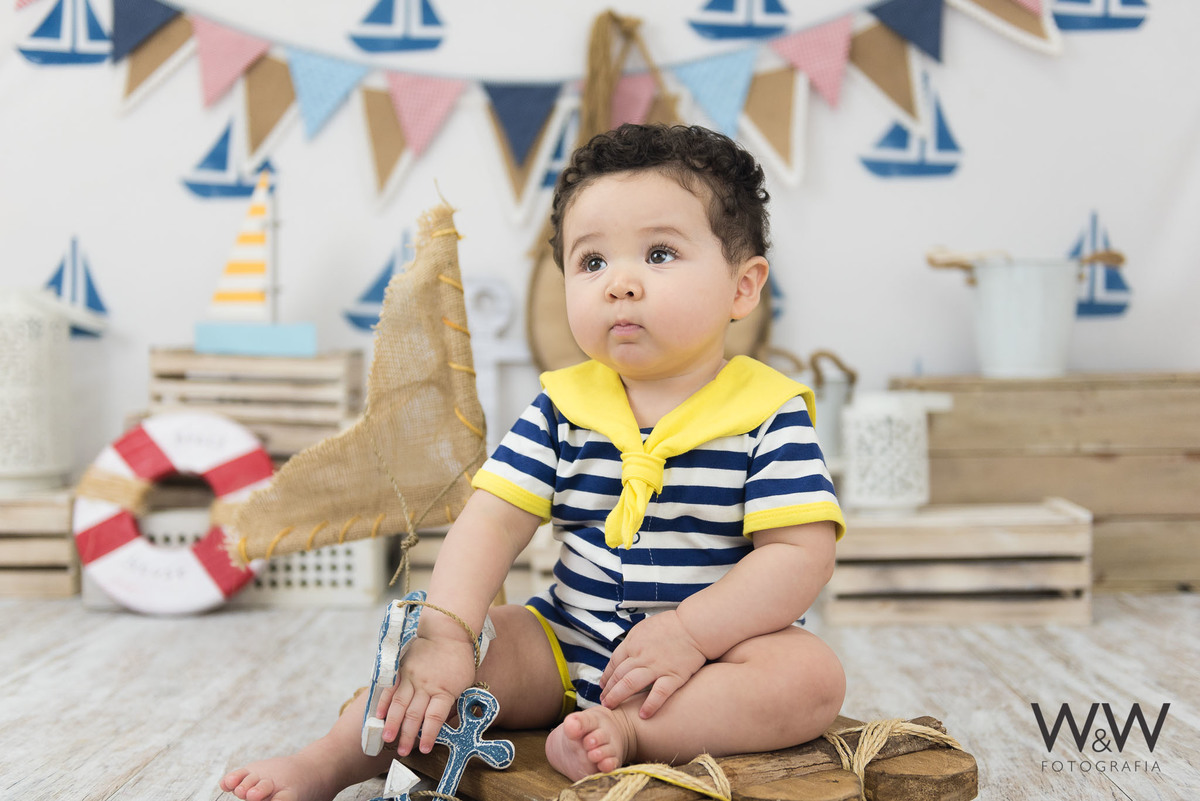 acompanhamento 7 meses menino estúdio fotografico campo belo zona sul são paulo wewfotografia marinheiro