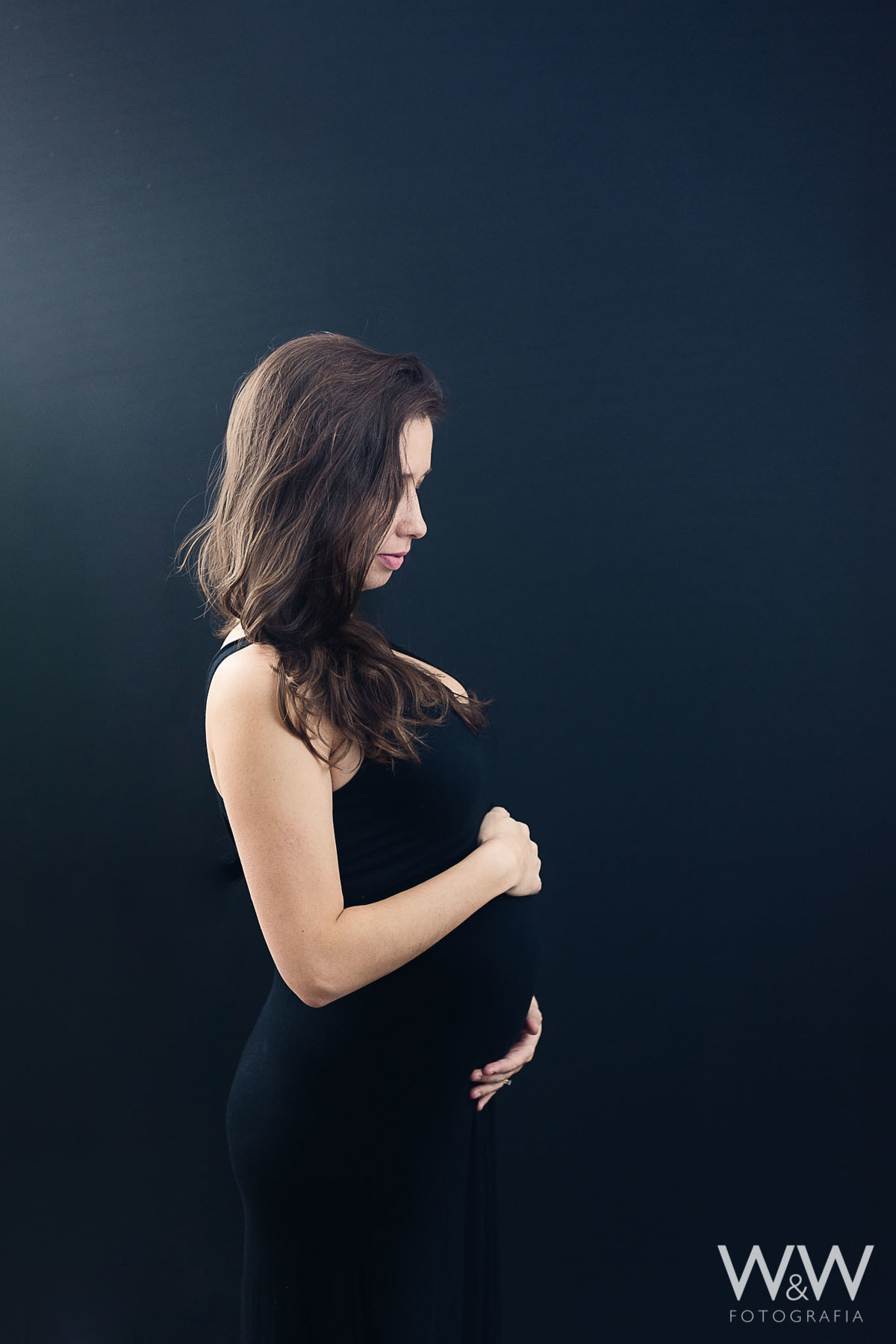 ensaio gestante estúdio são paulo campo belo zona sul minimalista