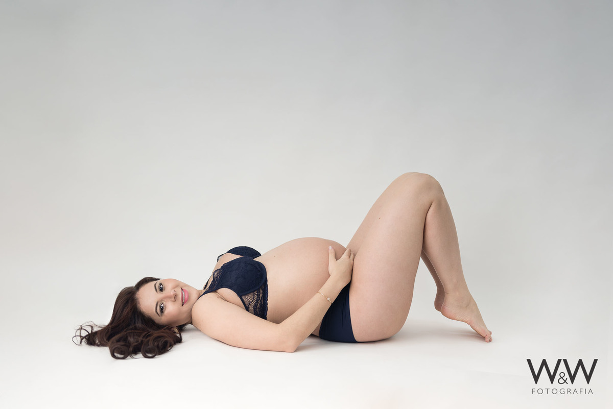 ensaio gestante em estúdio são paulo campo belo wewfoto wewfotografia