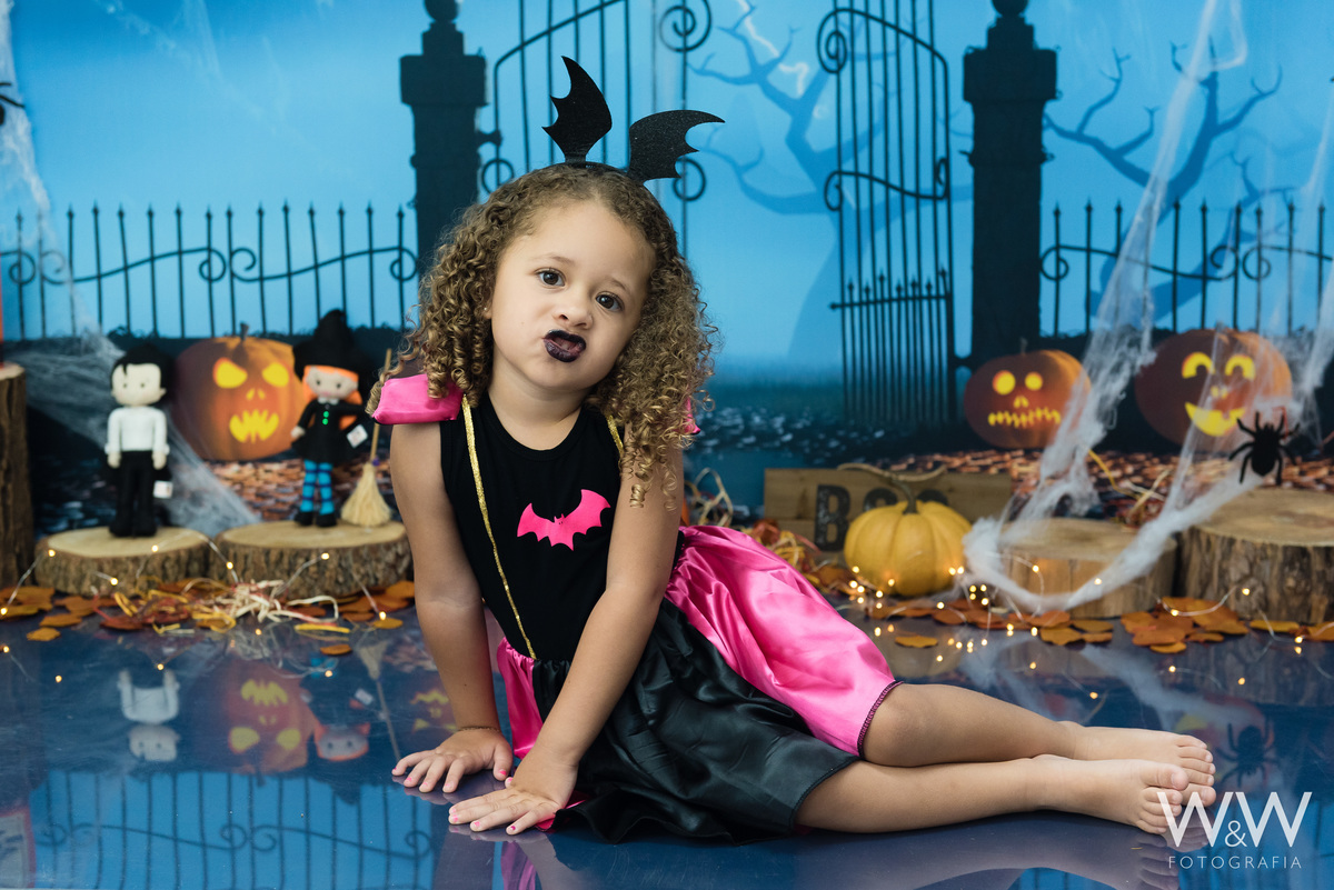 ensaio temático halloween 2020 estúdio wewfotografia chácara santo antonio fotografia infantil