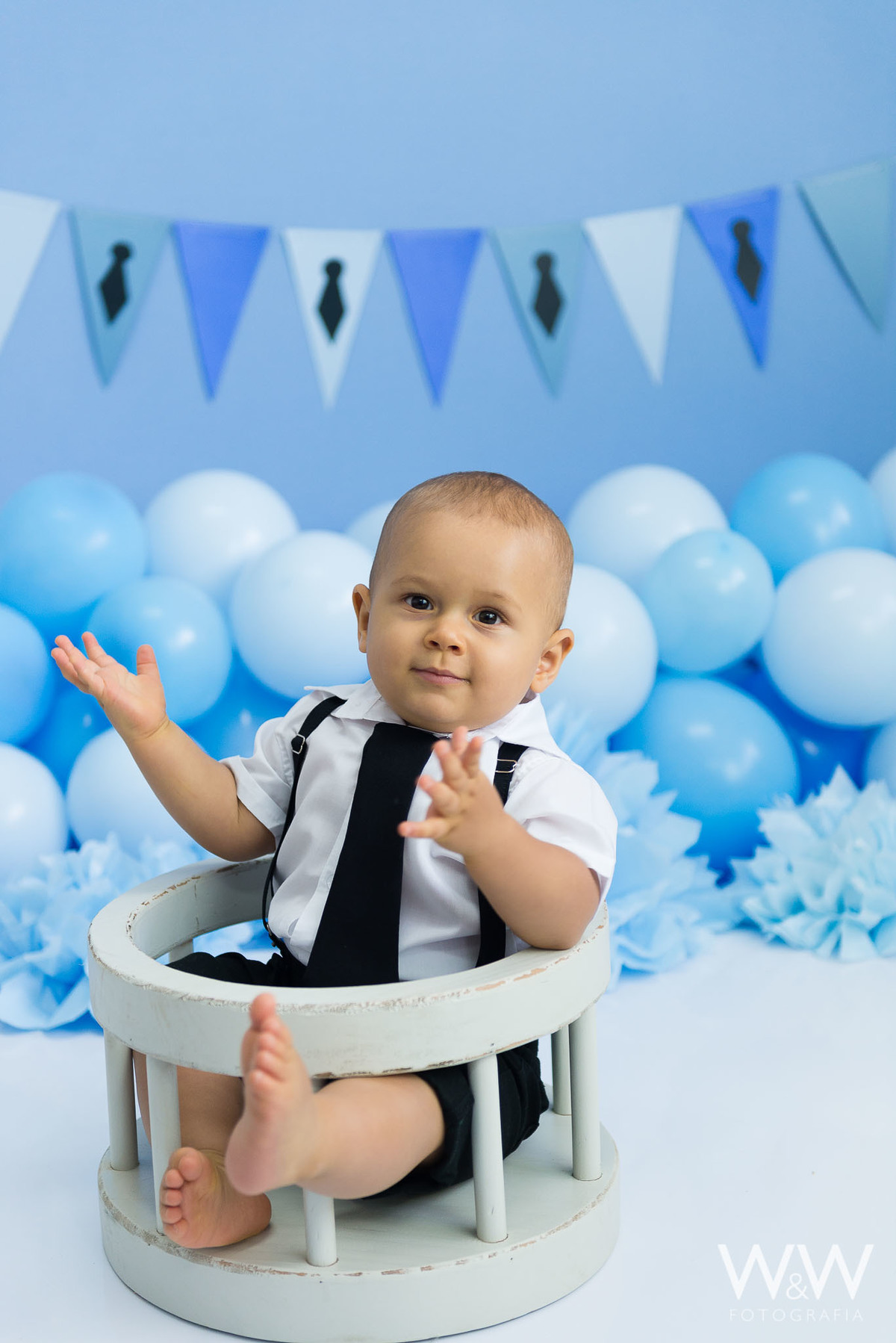 ensaio smash the cake poderoso chefinho estúdio wewfotografia são paulo chácara santo antonio menino azul