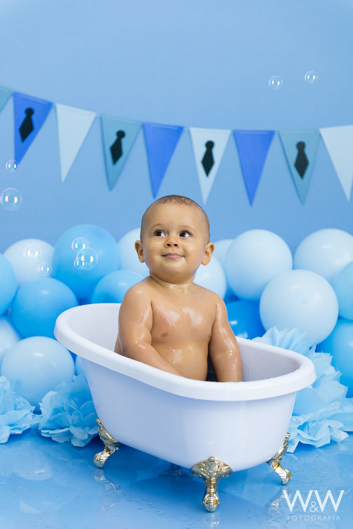 ensaio smash the cake poderoso chefinho estúdio wewfotografia são paulo chácara santo antonio menino azul banho splash