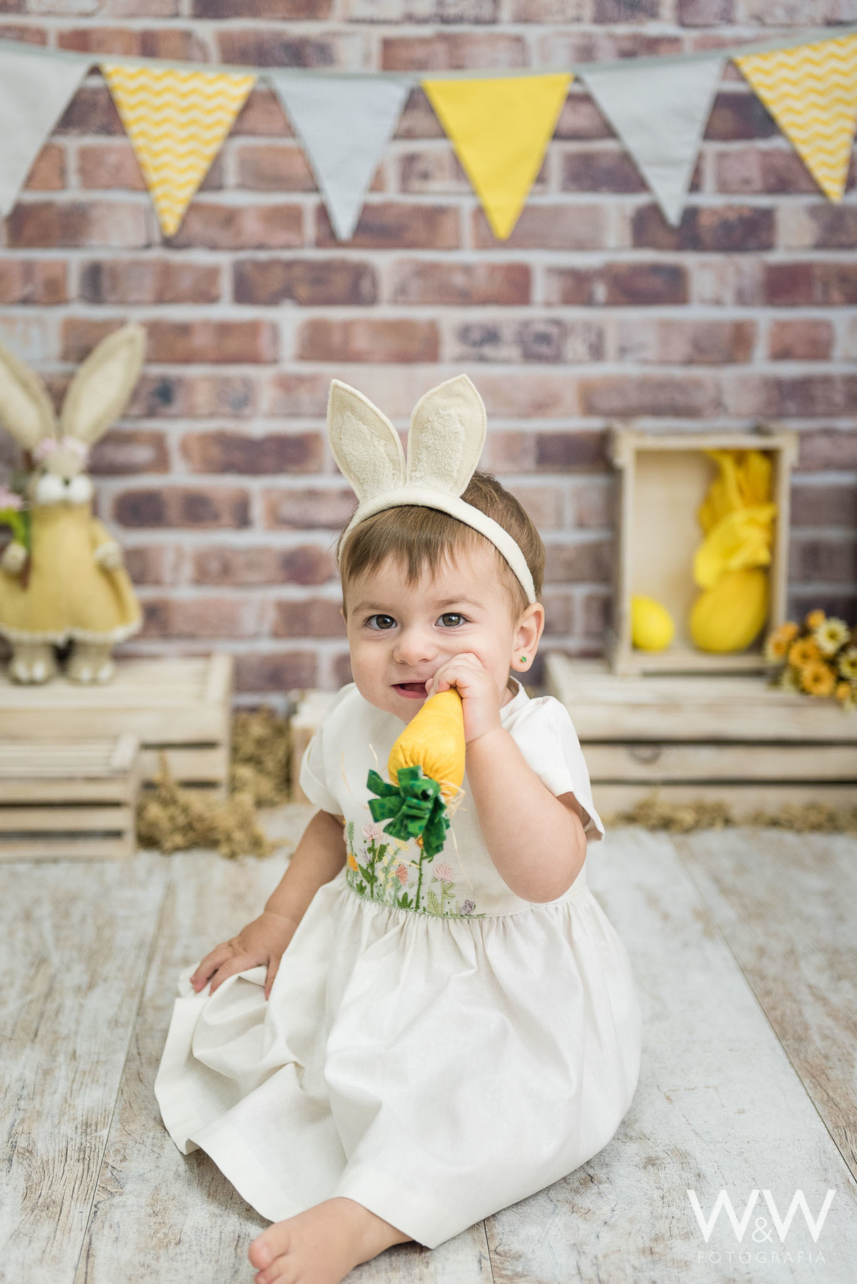 ensaio Pascoa 2021 em estúdio menina bebê são paulo chácara santo antonio wewfotografia