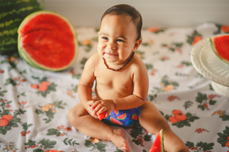 smash the fruit ensaio infatil primeiro ano elisa life fotografia espontanea babê