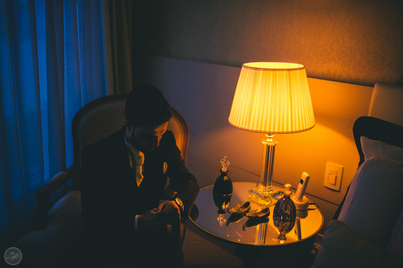 Life Fotografia de casamento Sorocaba Brasil Alex Oliveira Cyndi Omoto Ipanema Rafaelly e André Noivo antes da Cerimônia