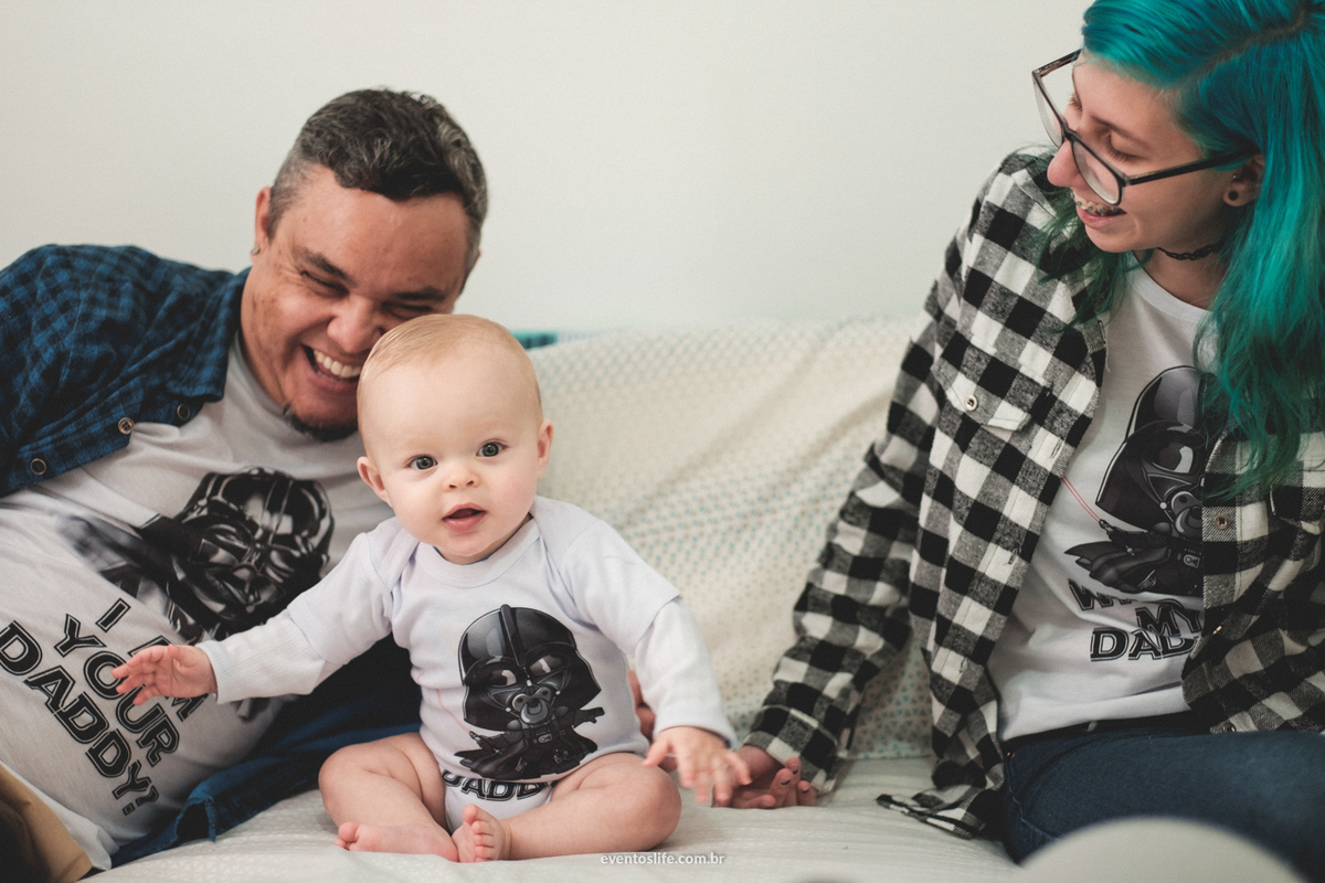 Acompanhamento primeiro ano infantil Bento Life Fotografia de família Sorocaba São Paulo Ensaio Fotográfico de criança bebê documentário crescimento primeiros passos Cyndi Omoto Alex Oliveira Amor Love I am you Daddy Star Wars