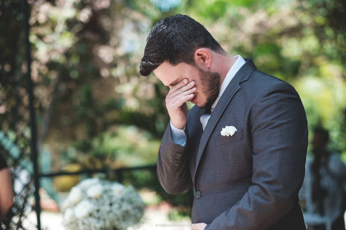 Casamento de dia Santa Victória Sorocaba Amanda e Bruno, Life Fotografia, Cyndi Omoto, Alex Oliveira, Trio Macaíba, Fotografia de casamento Sorocaba, Luz Natural, Noivas 2018, Vou casar, cerimônia, grande dia, yes i do, noiva, noivo emocionado, chorando