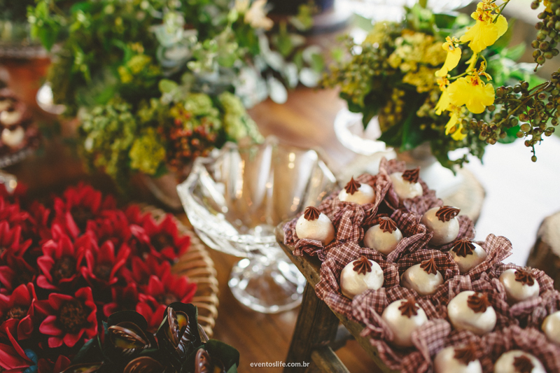 Thais e Daniel, Cerimônia Celta, Wedding, Case de dia, Festa animada, Festa divertida, Casar no interior, Casamento no interior, Casamento de Dia, Life Fotografia, Doces de Casamento, Doce de churros, Docinho de churros, Flores, Decoração da mesa