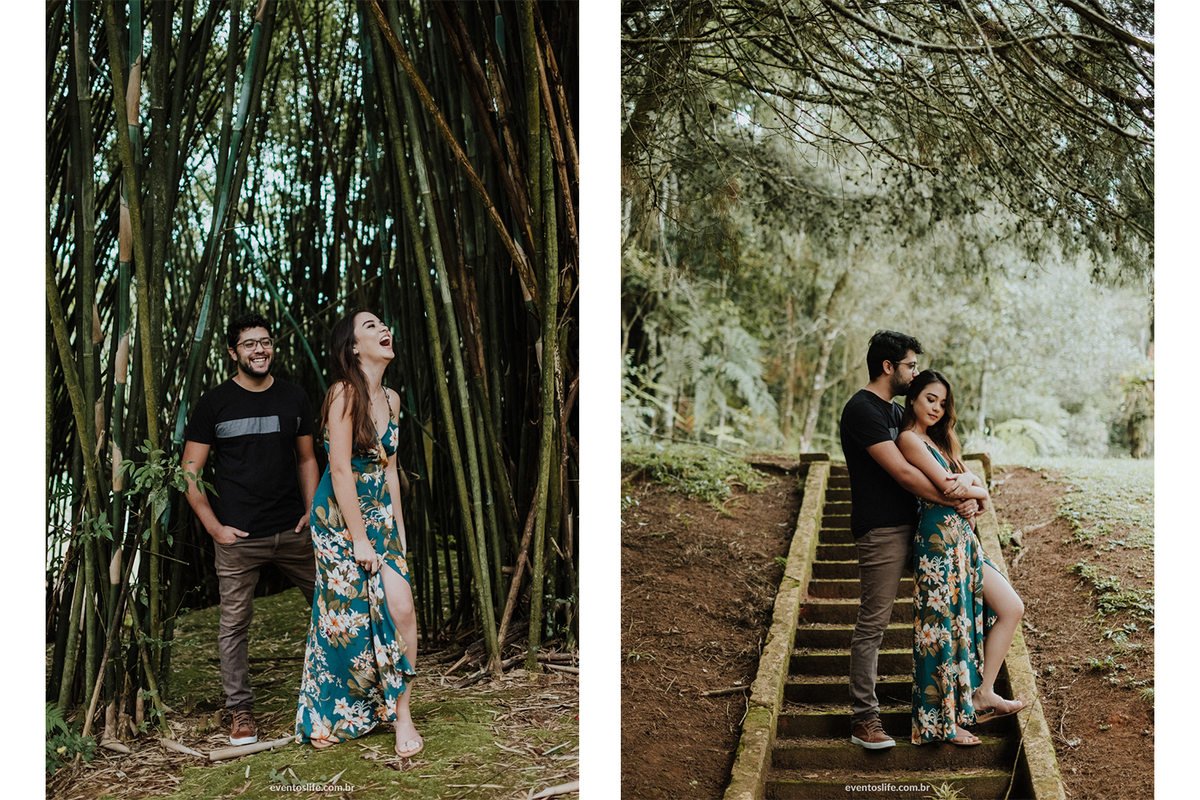 Ensaio, Pré Wedding, Pré Casamento, Sessão Fotográfica, Caiane e Lucas, Piedade, Ensaio no campo, interior, Fotografia de Casamento Sorocaba, Life Fotografia, Casamento no campo, Natureza, Sorriso, Casal, Árvores, Wild, Floresta, Linha, Trem, Bambus