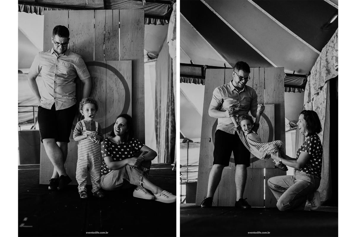 Ensaio Família, Life Fotografia, Fotografia de Casamento Sorocaba, Fotos de família, Sessão Fotográfica, Moyra e Tiago, Sorocaba, Fotos de família, Família, Biblioteca Infantil, Circo, Família feliz, Cortina, Circus