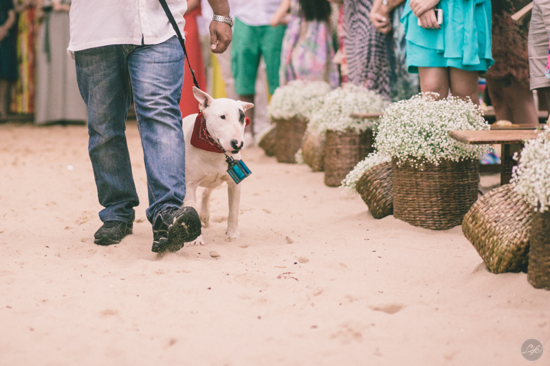 cerimônia linda emocionante, casamento, destination wedding, destination photographers, caraguatatuba, casamento na praia, pé na areia, cachorro com alianças