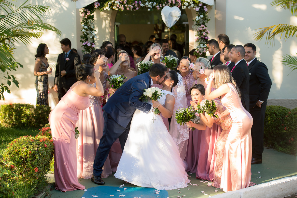 madrinhas feixe os olhos