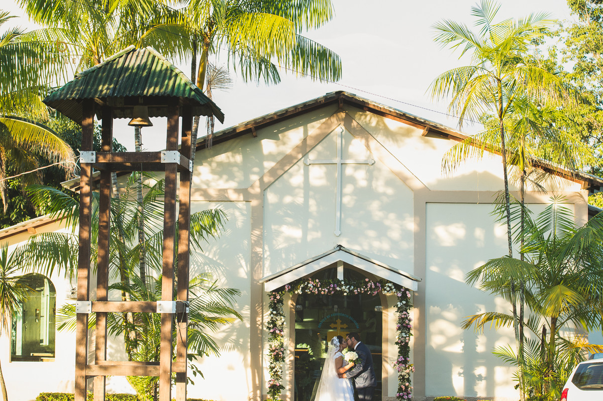 fotos na porta da igreja