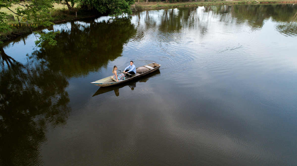 fotos no barco drone