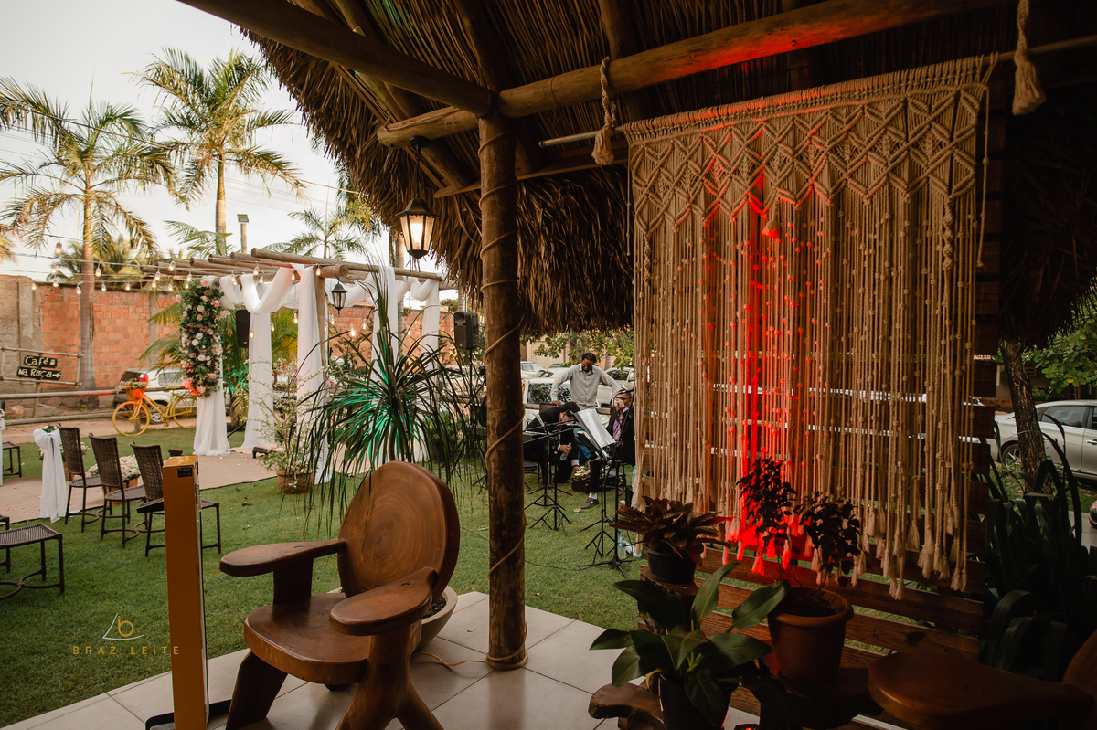 decoração do casamento