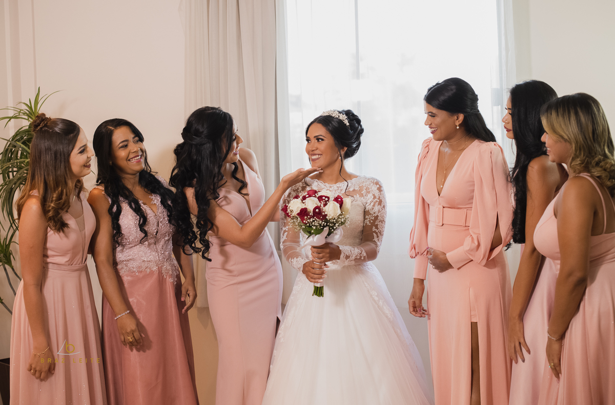 fotos com as madrinhas