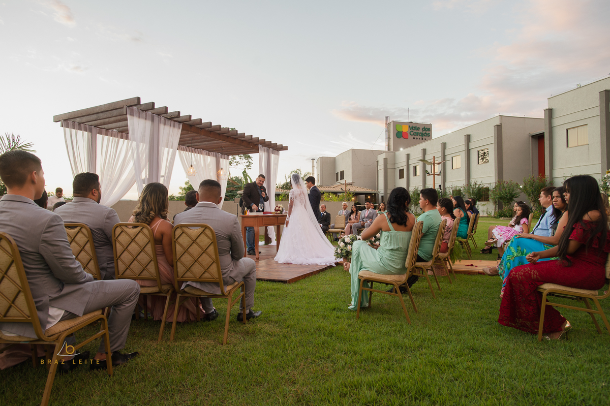 cerimonia no campo
