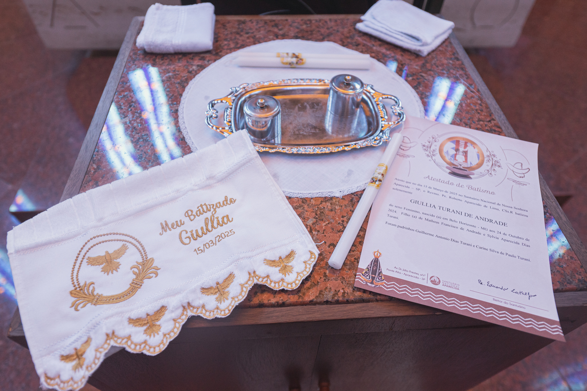 batizado no Santuario Nacional basilica de nossa senhora aparecida