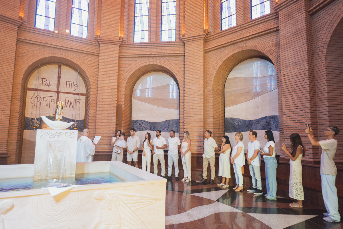 batizado no Santuario Nacional basilica de nossa senhora aparecida